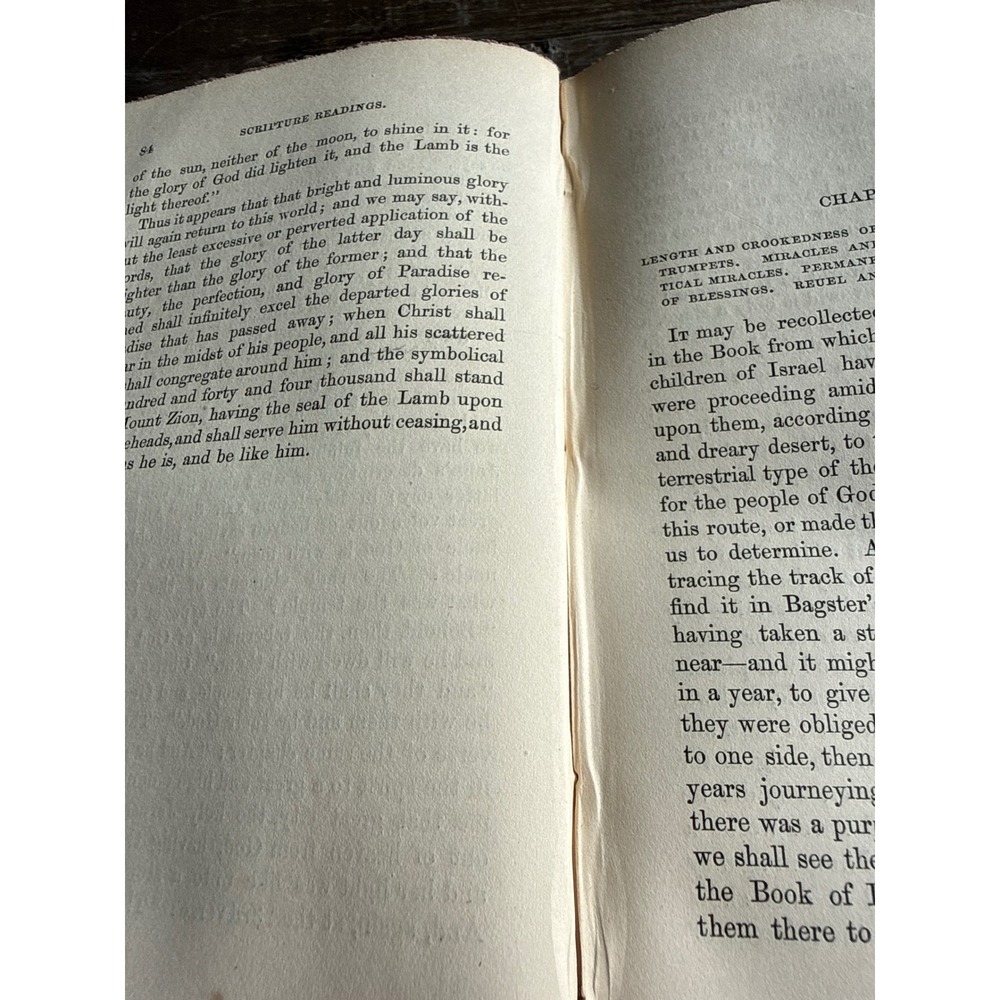 Sabbath Morning Readings Old Testament Book of Numbers John Cumming 1855 Antique - Picture 13 of 13